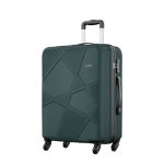 Safari Pentagon 75cm Large Checkin Trolley Bag Hard Case Polypropylene 4 Wheels 360 Degree Wheeling System Luggage, Travel Bag, Suitcase for Travel, Trolley Bags for Travel, Dusk Green