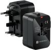 Portronics Juicemate 20W All In One Universal International Travel Adaptor,Type C/USB Port 1  Socket Extension Boards(Black, 0 m, With USB Port)