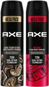 AXE Dark Temptation & Intense Deodorant Spray  –  For Men(430 ml, Pack of 2)