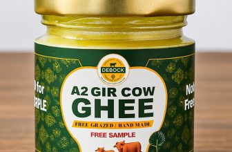 DEBOCK A2 Gir Cow Ghee – Free Grazed, Hand Made Ghee Mason Jar(25 g)