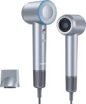 Costar 200 Million Negative Ionic with 110, 000 RPM Brushless Motor High Speed Hair Dryer(1600 W, Silver Grey)