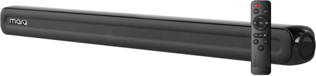 MarQ by Flipkart Thunder 100, 100 Watts, 2.0 Channel, Immersive cinematic experience, EQ Modes 100 W Bluetooth Soundbar(Black, 2.0 Channel)