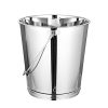 Mintage Stainless Steel Bucket for Bathroom 15.6 litres Capacity | Water Storage Bucket for Kitchen | Balti for Serving | Leak Proof Multipurpose Use | Balti for Home Steel Buckets with Handle