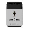 Zebronics Power Extension Socket, 1440 Watts, 6 Amps, 3x High Quality Universal Socket, Compact & Durable Design, for Office and Home Appliances (Power Plug 31)