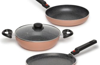 Prestige Festival Pack – Build Your Kitchen Induction Bottom Non-Stick Coated Cookware Set(Aluminium, 3 – Piece)