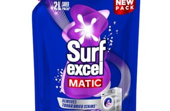 Surf Excel Matic Front Load Liquid Detergent 2 L Refill|| Specially designed to remove Tough Dried Stains, 1st time in Washing Machine