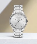 TIMEX Silver Dial Stainless Steel Analog Watch  – For Men