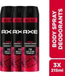 AXE intense Body Spray  –  For Men(645 ml, Pack of 3)