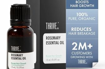 ThriveCo Rosemary Essential Oil for Hair Growth & Hair Fall Control | 100% Pure & Organic | Enriched with Vitamin E | Strengthens Hair, Reduces Breakage & Improves Scalp Health | For Men & Women | 15ml