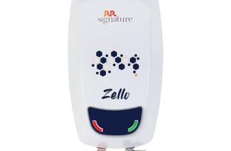 RR Signature Zello 3L Water Heater for Home | Instant Storage Geyser with Whirflow Technology | 100% Copper Heating Element | Rust & Shock Proof Body| 2 Year Warranty on Product & 5 Year on Tank by RR