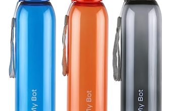 CELLO My Bot PET Water Bottle | 100% food grade | Leak proof and Break proof | Perfect for staying hydrated at the school,college, work, gym Bottle | 1000ml, Set of 3 | Assorted