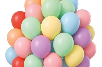 Just Party Pastel Balloons – Pack of 100 (Multicolour)
