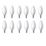 Philips Ace Saver Base E14 2.7-Watt LED Lamp (Pack of 12, White)