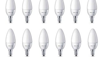 Philips Ace Saver Base E14 2.7-Watt LED Lamp (Pack of 12, White)