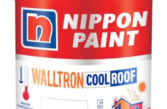 Nippon Paint Walltron- Summer Cool Roof | 30% Extra | 13 Kg |10 Litre | Solar Reflective Roof Coating | Heat Resistance Paint | High Sri (13Kg ~10 Litres), White