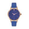 French Connection Leather Analog Blue Dial Women’s Watch-Fcn00017J, Band_Multicolor