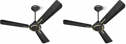 Havells 1200Mm Ambrose Es Ceiling Fan|Premium Matt Finish, Decorative Fan, Elegant Looks, High Air Delivery, Energy Saving, 100% Pure Copper Motor|2 Year Warranty|(Pack Of 2, Midnight) 1 Star