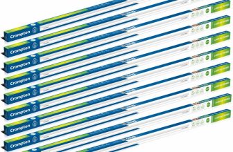 Crompton Laser Ray Smile 20W 20 W 121 cm Tube Light(White, Pack of 10)