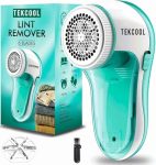 TEKCOOL Lint Remover for Clothes | Electric Fabric Lint Shaver for Sweater, Woolen Clothes and Blankets (6 Blades, 9000 RPM Motor)