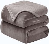 BSB HOME® Mink Blanket for Single Bed 1.4 kg Blanket | Ultrasoft & Lightweight Solid Blanket for Winter & Mild Winter Sofa, Couch – Single, 60×88 inches – 1.4 kg | Grey