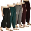 Huzaifcreation Regular Fit Women Multicolor Trousers