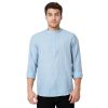 Spykar Men’s Slim Fit Shirt (EMKUSO2BD008_Blue
