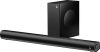 boAt Aavante 1550 Plus w/ Exquisite Design, LEDs & Master Remote Control 160 W Bluetooth Soundbar(Premium Black, Pebble Black, 2.1 Channel)