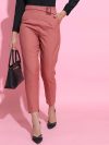 Tokyo Talkies Tapered Women Pink Trousers