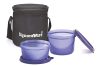 Signoraware Executive Small Lunch Box with Bag, 15cm, Violet