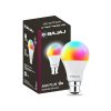 Bajaj 9W Wifi Smart LED Bulb |Bluetooth enabled B22D |16 million colors |4 Star Rated | Energy Efficient | Long Life & 240 Volts | 1 Year – Warranty (Pack Of 1 & Multicolour)