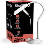 Sturlite Jesko 6W Rechargeable LED|(3 in 1) Color Changing Light Table Lamp(60 cm, White)