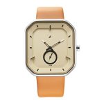 Fastrack After Dark Analog Mens Beige Dial Leather Strap Watch for Guys-NS3272SL02