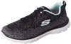 Skechers Womens Summits – 896224ID Black/Aqua Casual Shoe – 6 UK (9 US) (896224ID-BKAQ)