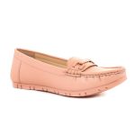 Khadim’s Sharon Pink Horsebit Loafers Casual Shoe for Women (2753095)