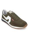 Levi’s Mens STRYDER RED TAB Olive/White Casual Sneakers – 7 UK (87970-0126)