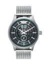 Police Quartz Multifunction Grey DIAL Stainless Steel Strap Watch for Men-PLPEWJG0005205W