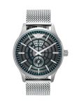 Police Quartz Multifunction Grey DIAL Stainless Steel Strap Watch for Men-PLPEWJG0005205W