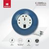 HAVELLS Cosmo Reel 2 Pin 5 Metre Flexbox 3  Socket Extension Boards(Blue, 5 m)
