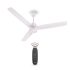 Havells 1200Mm Ambrose Bldc Motor Ceiling Fan|Premium Matt Finish, Decorative Fan, Remote Control, High Air Delivery|5 Stars Rated, Upto 60% Energy Saving, 2 Yr Warranty|(Pack Of 1, Chrome)