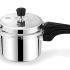 Iveo Indo-Green Aluminium Outer Lid Induction Base Pressure Cooker of 3Ltrs | Durable & Efficient Cooking for Induction & Gas Stoves | Ideal for Faster Meal Preparation | Warranty for 1 Year