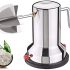 Entisia Coconut Scrappers Machine – Stainless Steel Coconut Grater, Manual Hand Roller Coconut Crusher Tool for Home Kitchen Chutney, Gravies, Dhokla, Khandvi (Pack of 1, Multicolor)