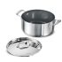 Tramontina Fusao Healthy Triply Ceramic 24cm/4.8L Casserole EX+ with SS 304 Lid | Stock Pot | Biryani Pot | Induction Friendly | Stay Cool Handle I 10 Year Warranty* by Brand