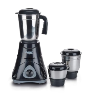 Judge by Prestige 500 Watts ACE Mixer Grinder with 3 Stainless Steel Jars| 3 Efficient Stainless Steel blades| Overload Protector| Sturdy Handles| Black