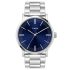 TIMEX Analog Watch for Women with Blue Round Dial & Black Stainless Steel Bracelet Band Water Resistant Women’s Wrist Watches – TWEL155SMU08