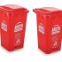 ARISTO splash plastic pedal dustbin 25 L GREEN&GREEN PACK OF 2