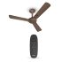 Havells Trinity Underlight 1200mm 1 Star Energy Saving Ceiling Fan (Mettalic Black LT Copper, Pack of 1)